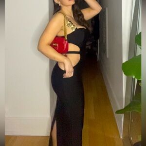 SIRI CUT OUT BANDAGE GOWN AS SEEN ON MARYAM SHINALI